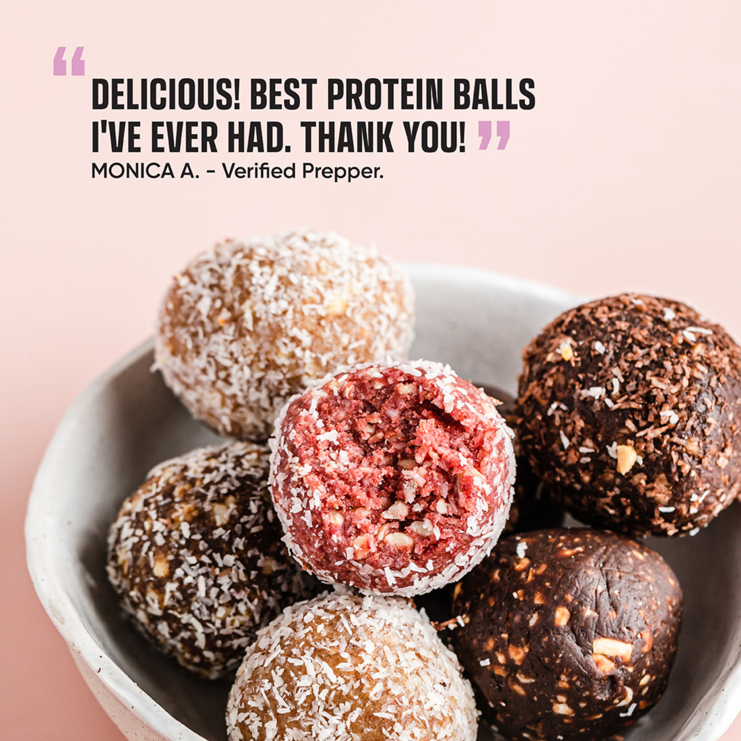 Choc Peanut Protein Health Balls