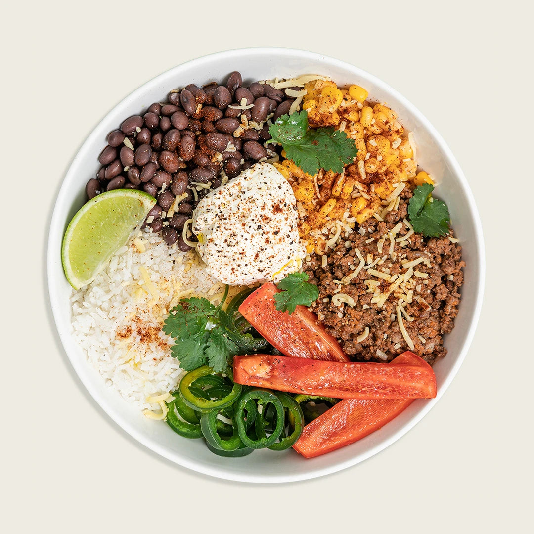 Grass-Fed Beef Burrito Bowl