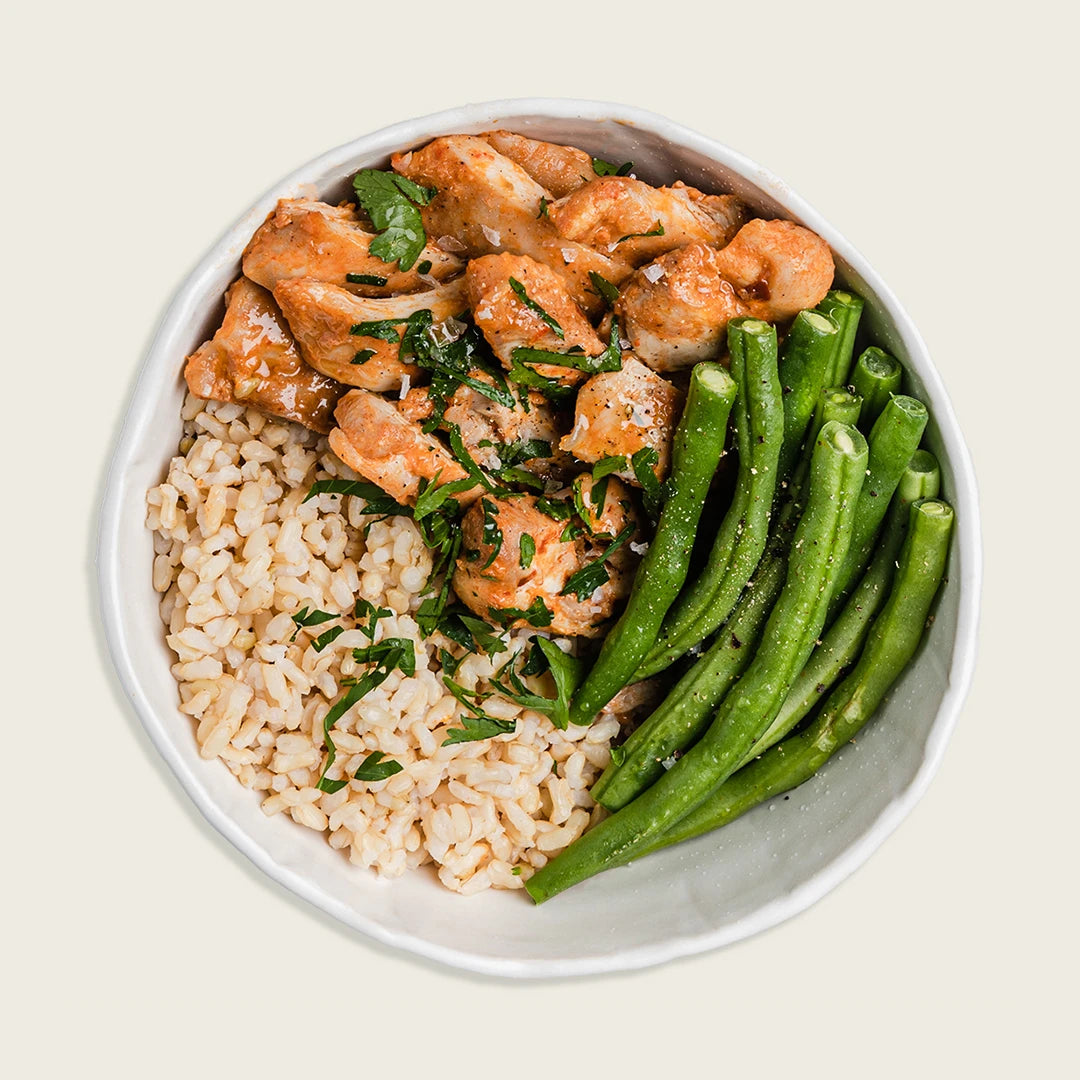 Free Range Chicken Thigh & Brown Rice