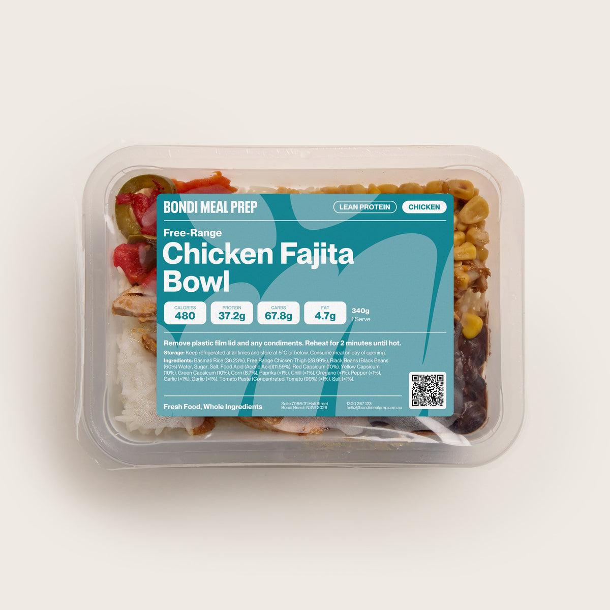Free Range Chicken Fajita Bowl