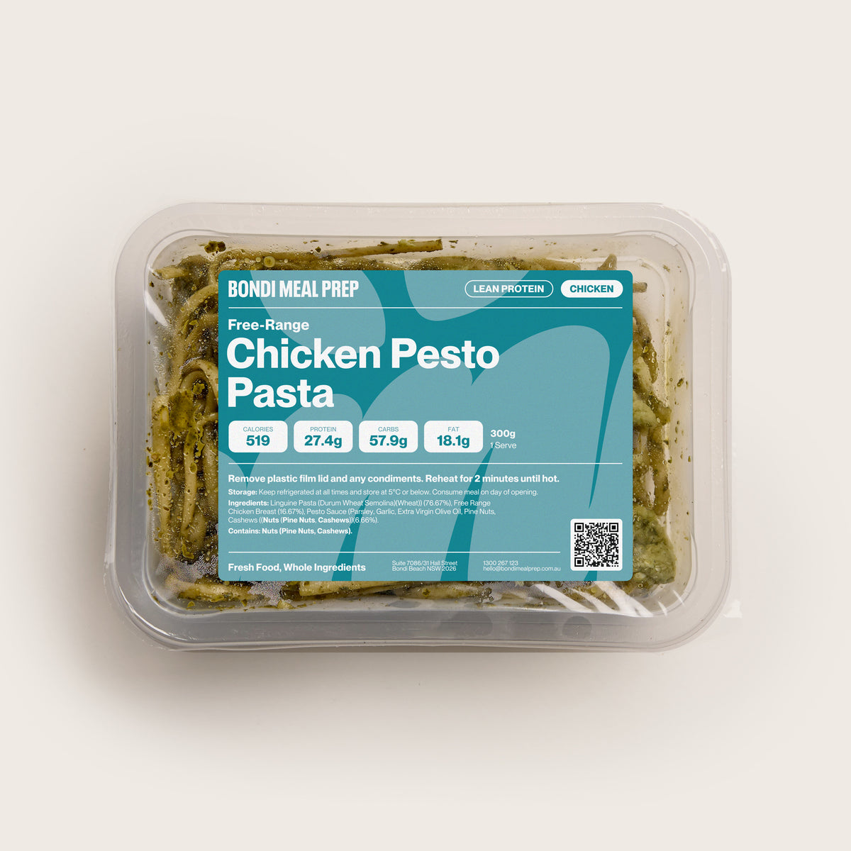 Free Range Chicken Pesto Pasta