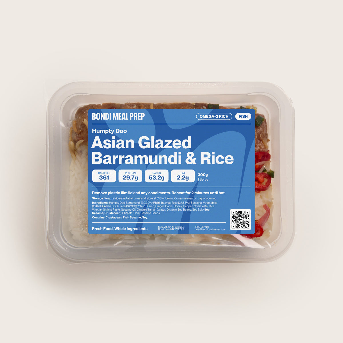 Asian Glazed Humpty Doo Barramundi & Basmati Rice