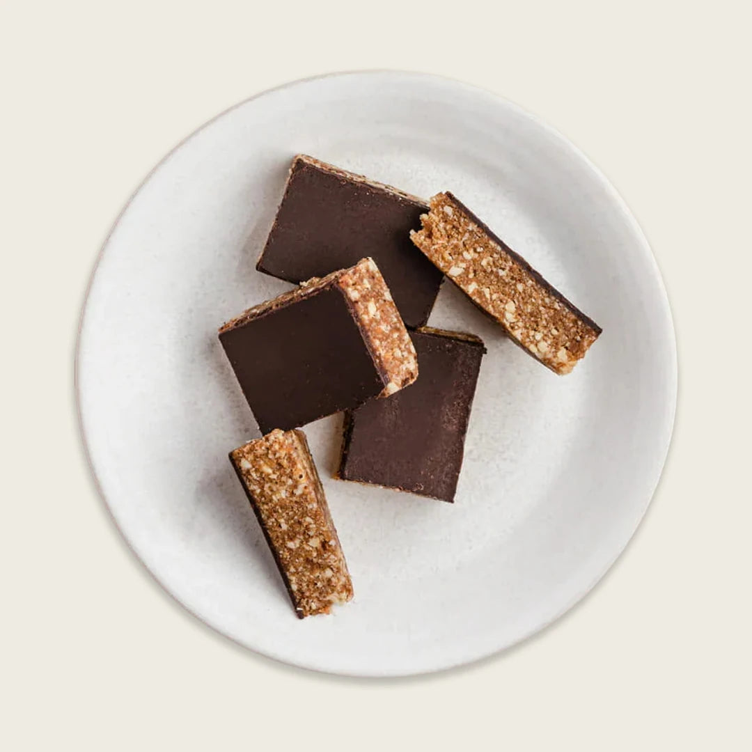 Vegan Salted Caramel Slice