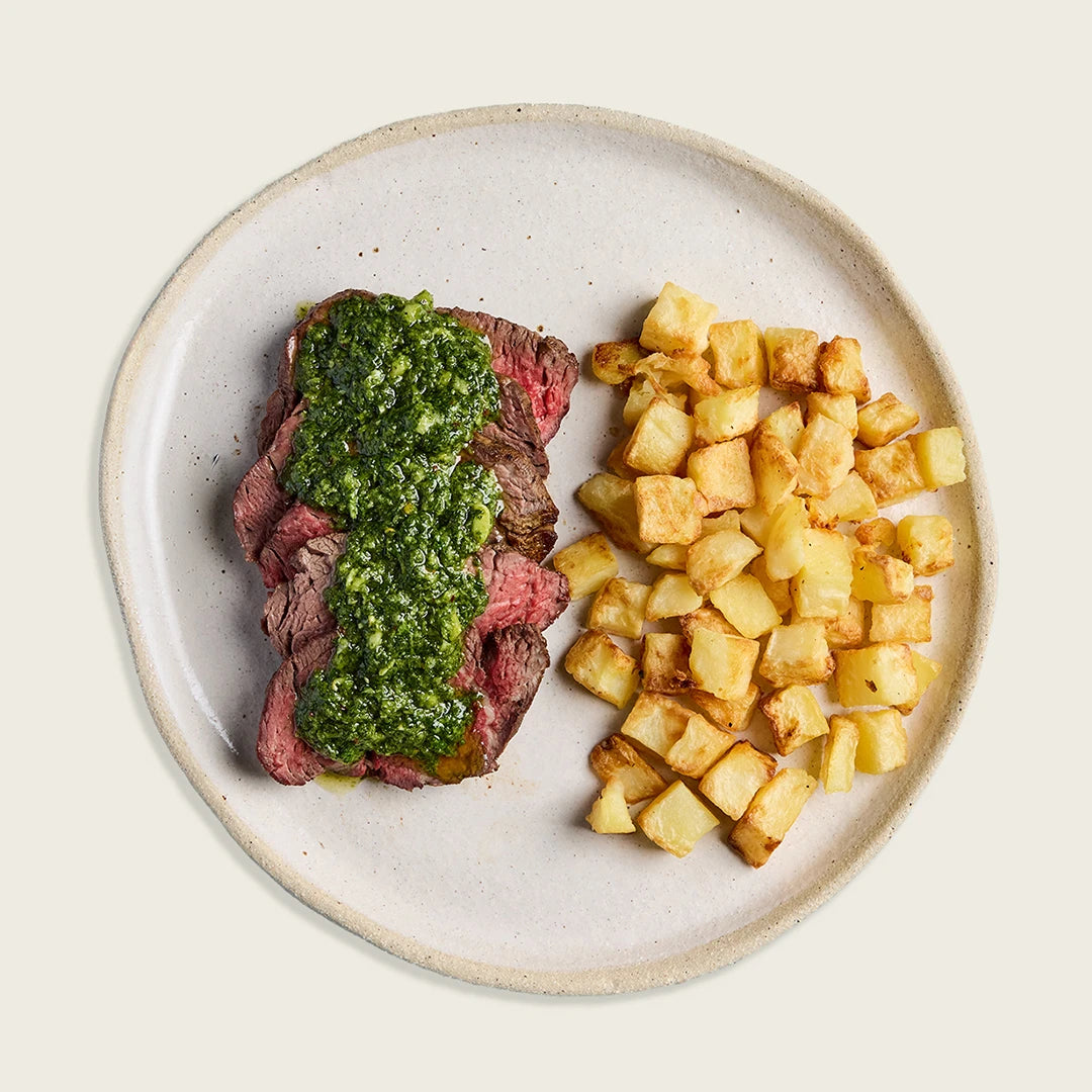 Grass-Fed Eye Fillet Steak & Roasted Potatoes