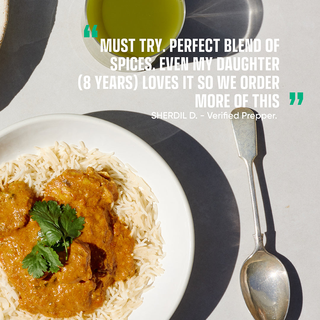 Free-Range Butter Chicken & Basmati Rice