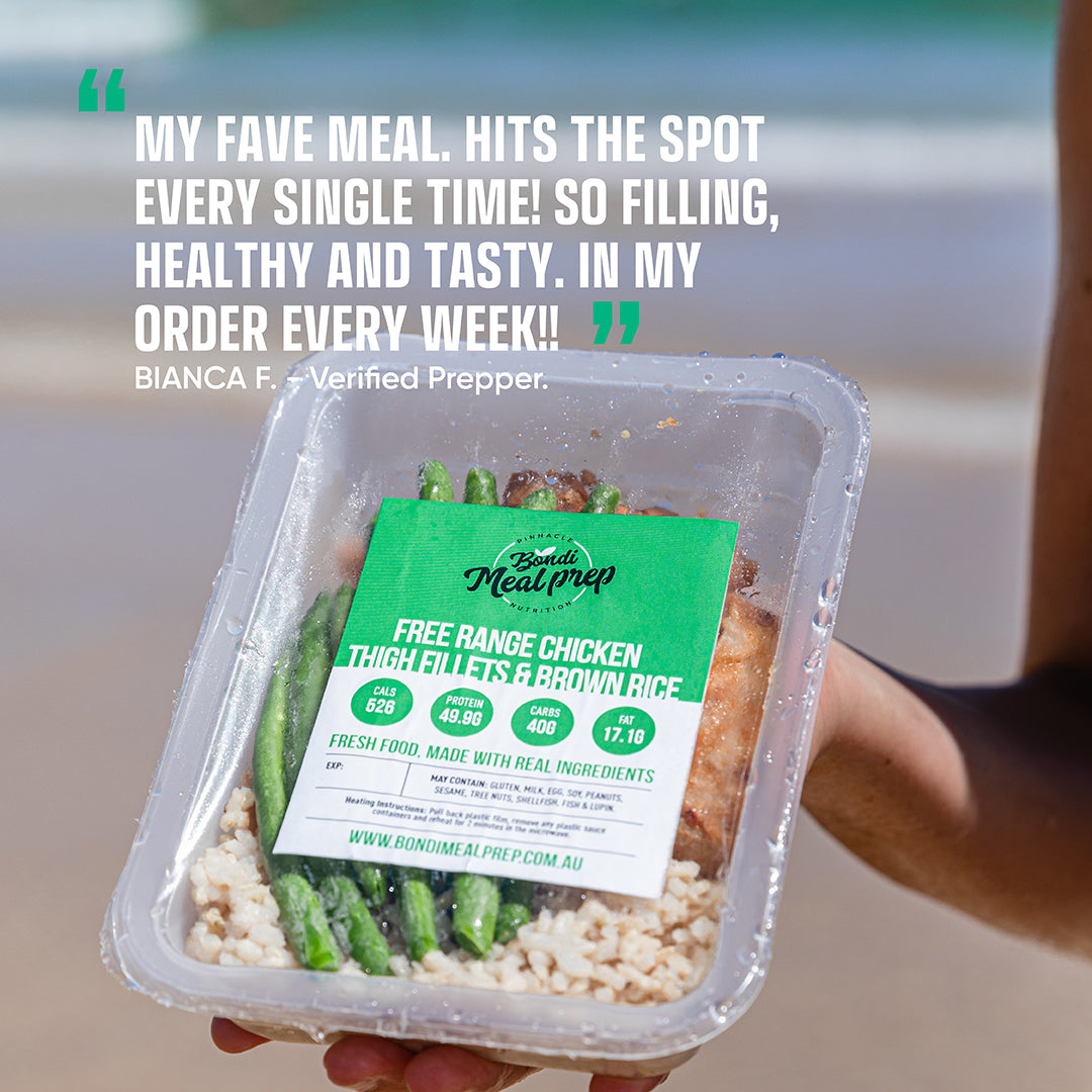 Free Range Chicken Thigh Brown Rice – Bondi Meal Prep