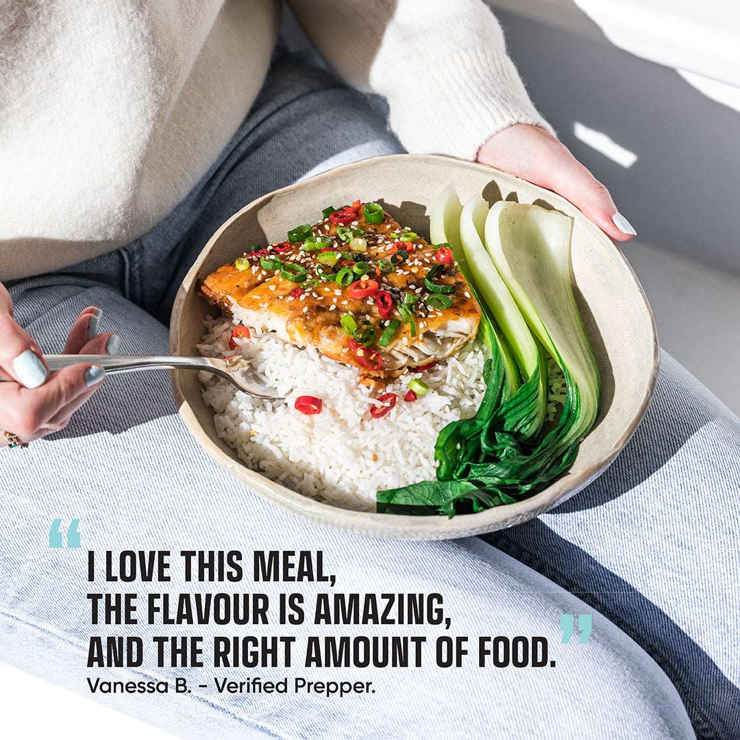 Asian Glazed Humpty Doo Barramundi & Basmati Rice