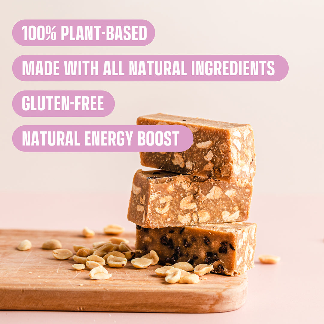 Vegan Peanut Butter Fudge Slice