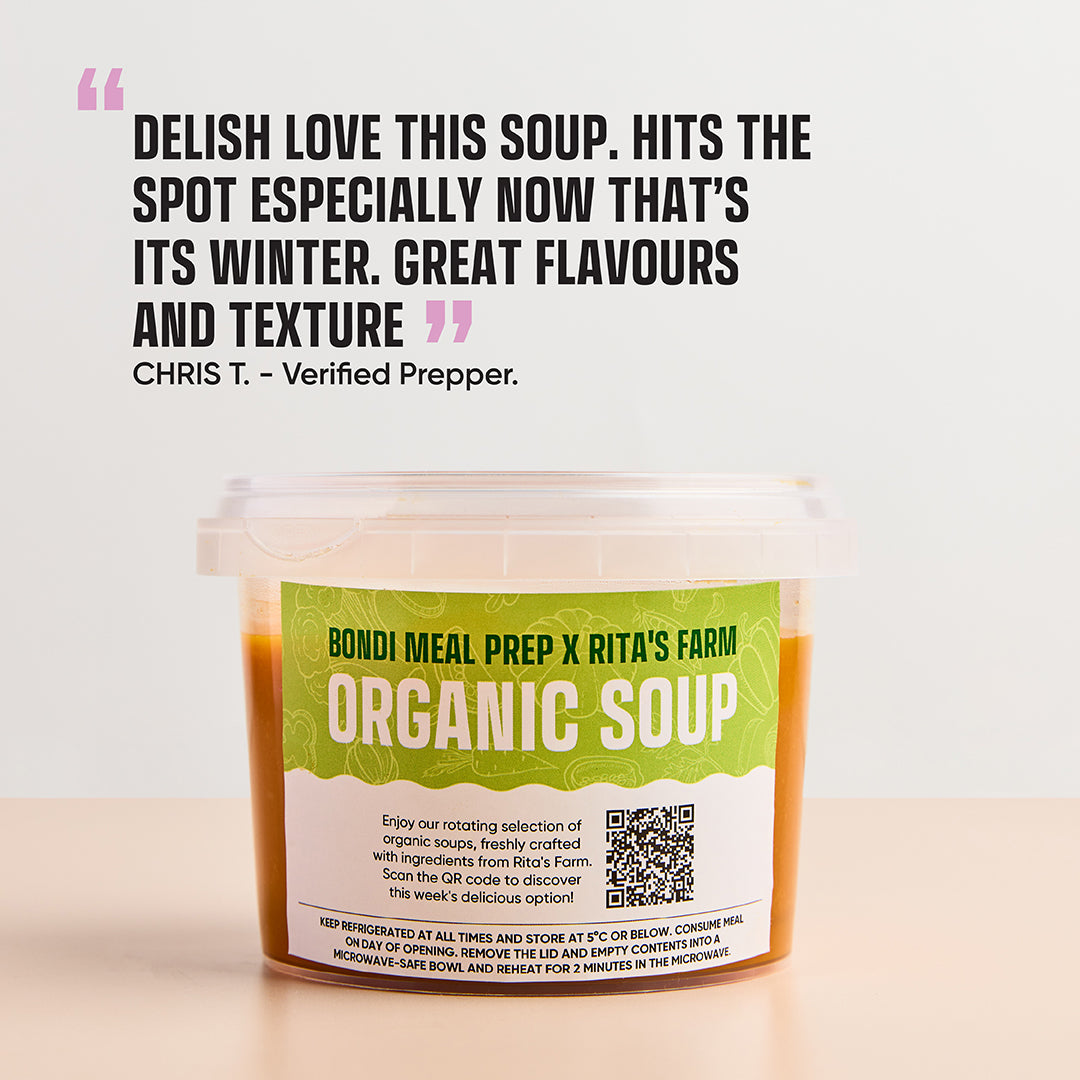 Bondi Meal Prep x Rita's Farm Organic Soup